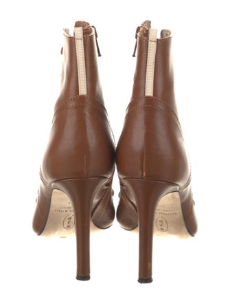 Sarah Jessica Parker Leather Lace-Up Boots