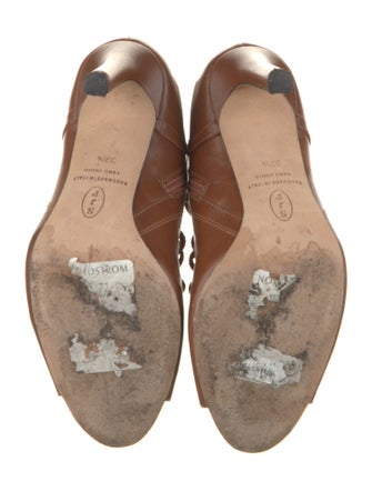 Sarah Jessica Parker Leather Lace-Up Boots