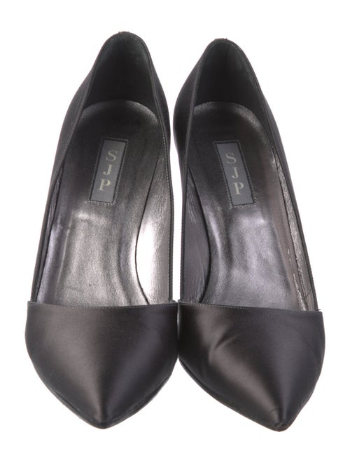 Sarah Jessica Parker Satin Crystal Embellishments Pumps