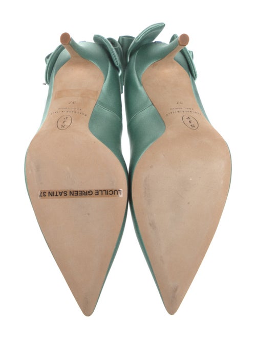 Sarah Jessica Parker Satin Bow Accents Pumps