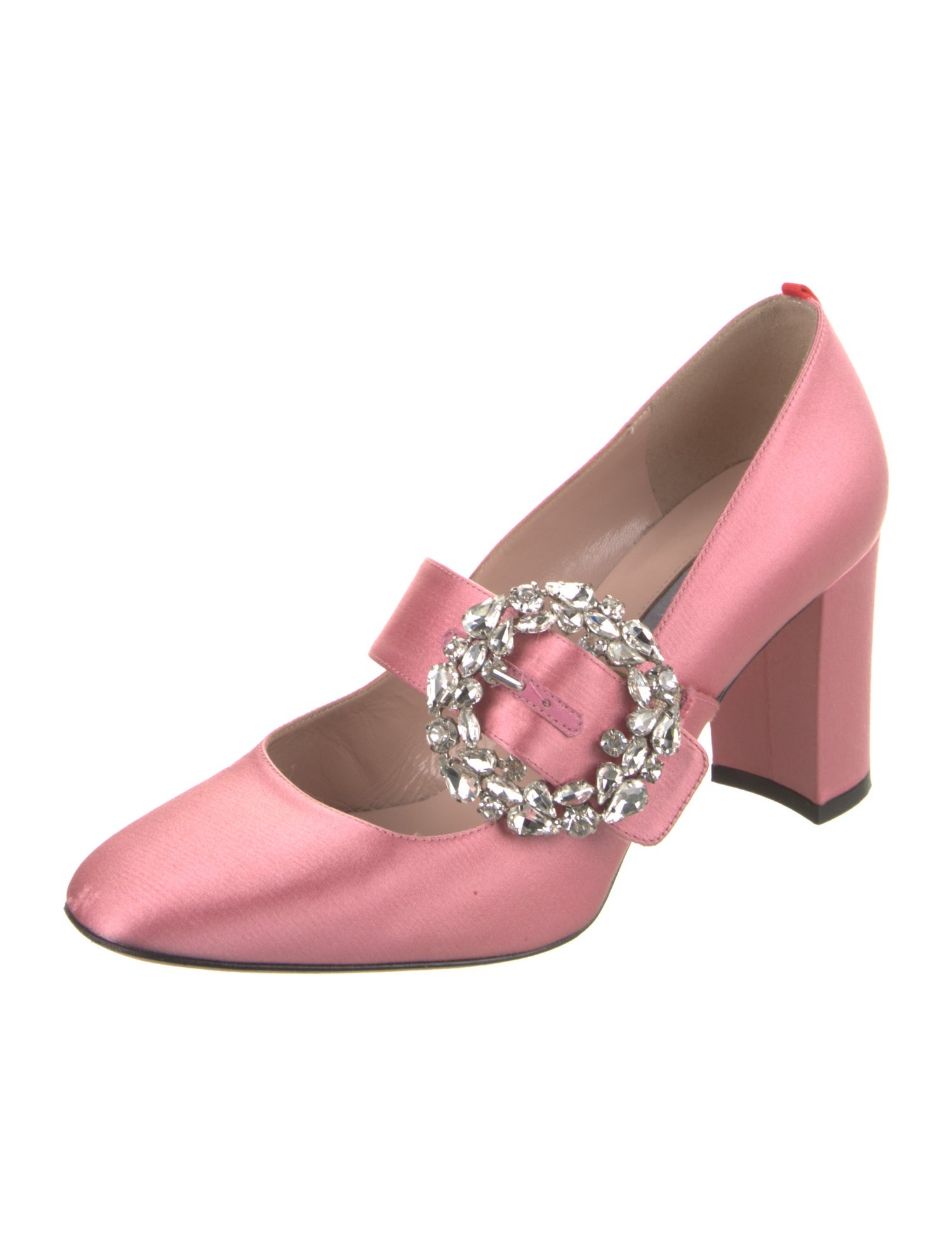 Sarah Jessica Parker Satin Crystal Embellishments Pumps