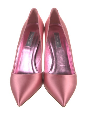 Sarah Jessica Parker Satin Crystal Embellishments Pumps