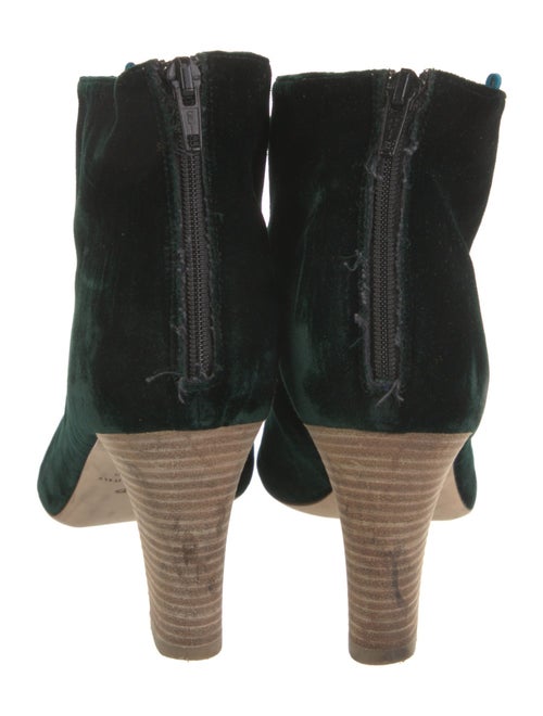 Sarah Jessica Parker Velvet Colorblock Pattern Boots