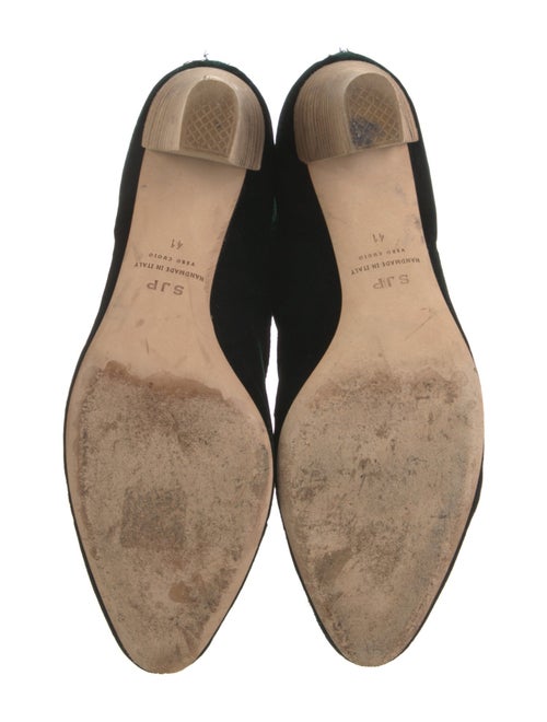 Sarah Jessica Parker Velvet Colorblock Pattern Boots