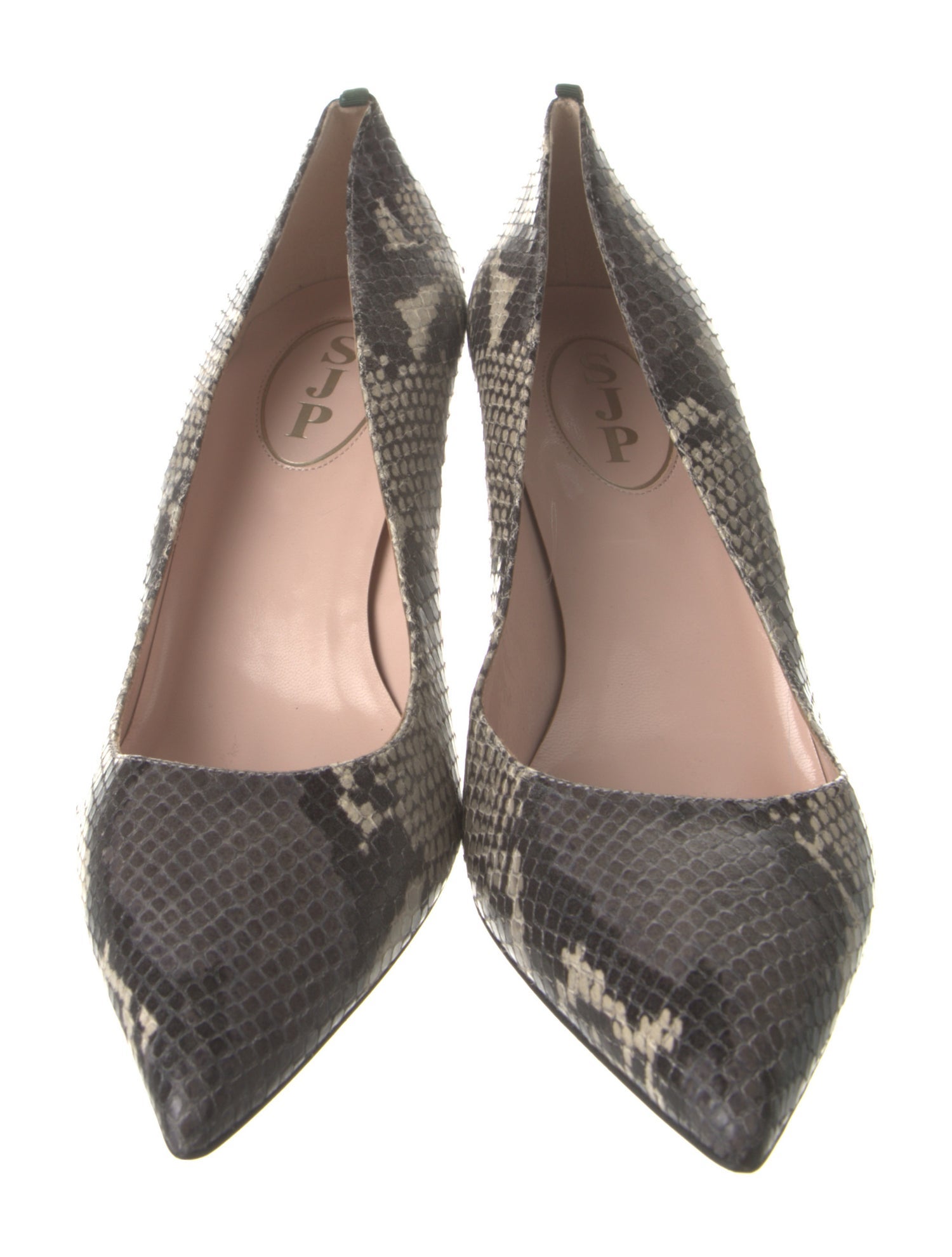 Sarah Jessica Parker Leather Animal Print Pumps