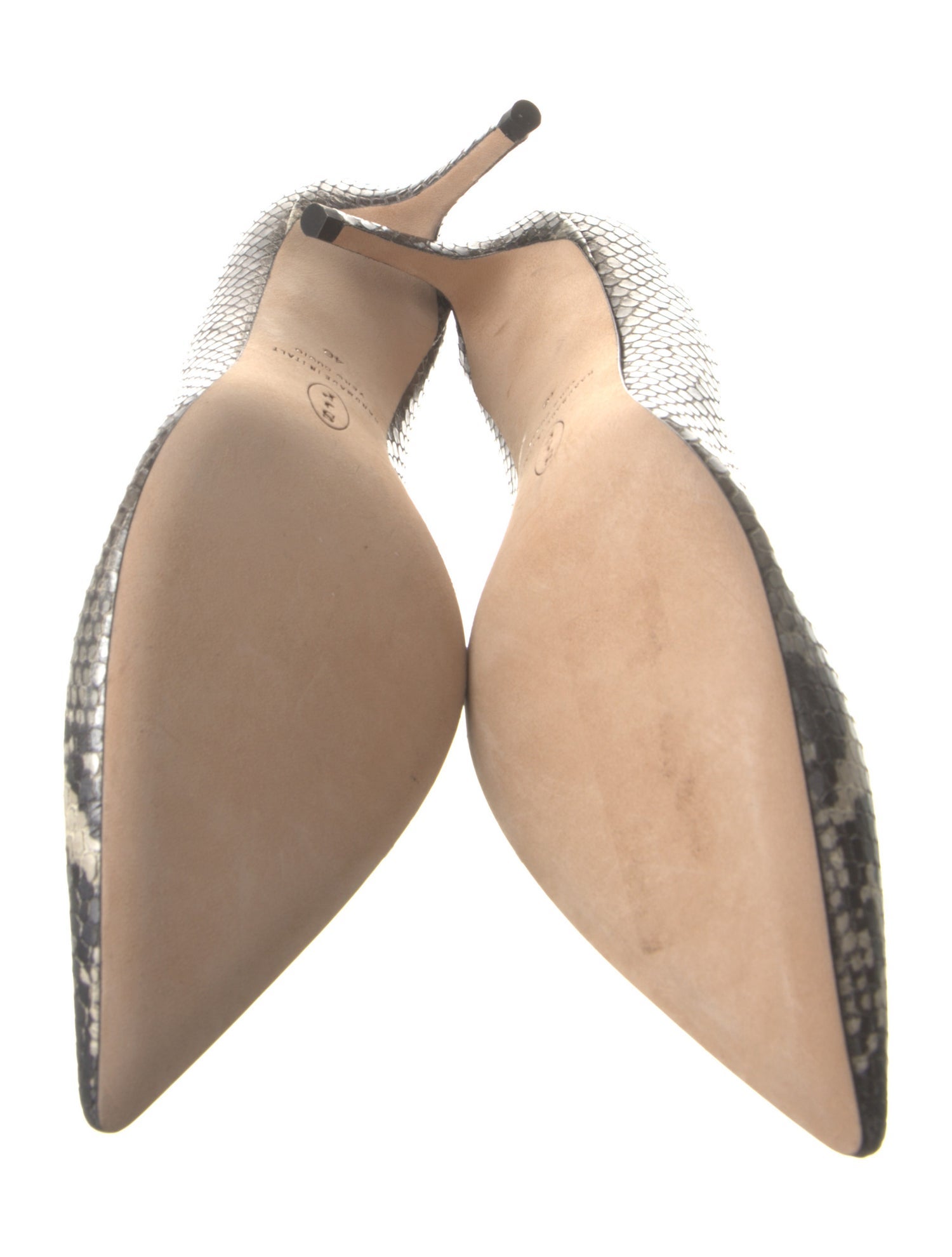 Sarah Jessica Parker Leather Animal Print Pumps