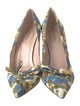 Sarah Jessica Parker Floral Print Bow Accents Pumps