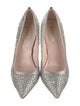 Sarah Jessica Parker Satin Crystal Embellishments Pumps