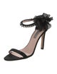Sarah Jessica Parker Satin Crystal Embellishments Sandals