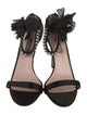 Sarah Jessica Parker Satin Crystal Embellishments Sandals