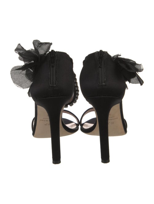 Sarah Jessica Parker Satin Crystal Embellishments Sandals