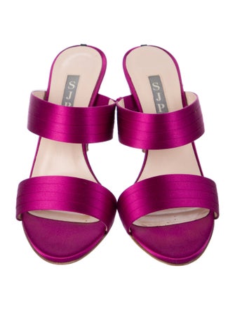 Sarah Jessica Parker Satin Slides