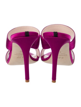 Sarah Jessica Parker Satin Slides