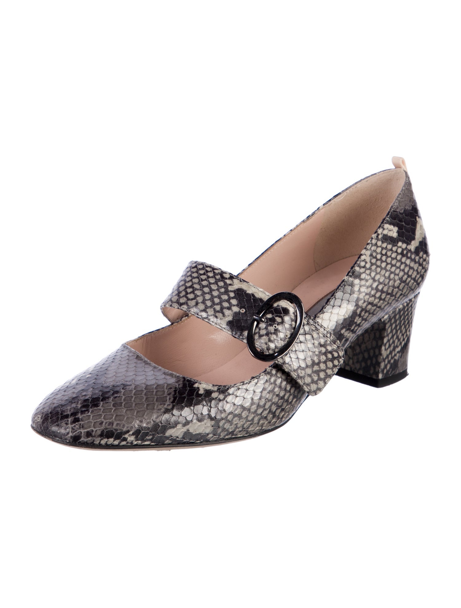 Sarah Jessica Parker Leather Animal Print Pumps