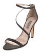 Sarah Jessica Parker Satin Crystal Embellishments Sandals
