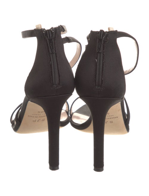 Sarah Jessica Parker Satin Crystal Embellishments Sandals