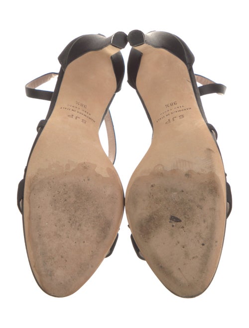 Sarah Jessica Parker Satin Crystal Embellishments Sandals