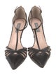 Sarah Jessica Parker Leather T-Strap Pumps