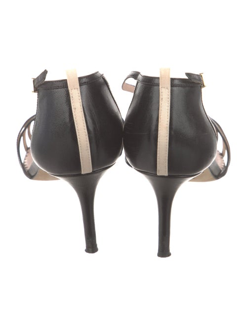 Sarah Jessica Parker Leather T-Strap Pumps