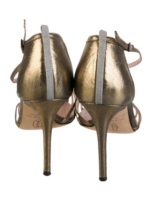 Sarah Jessica Parker Leather T-Strap Pumps