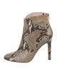 Sarah Jessica Parker Leather Animal Print Boots
