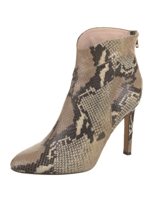 Sarah Jessica Parker Leather Animal Print Boots