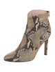 Sarah Jessica Parker Leather Animal Print Boots