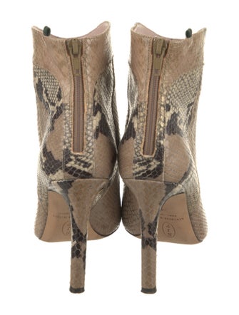 Sarah Jessica Parker Leather Animal Print Boots
