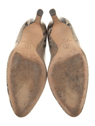 Sarah Jessica Parker Leather Animal Print Boots