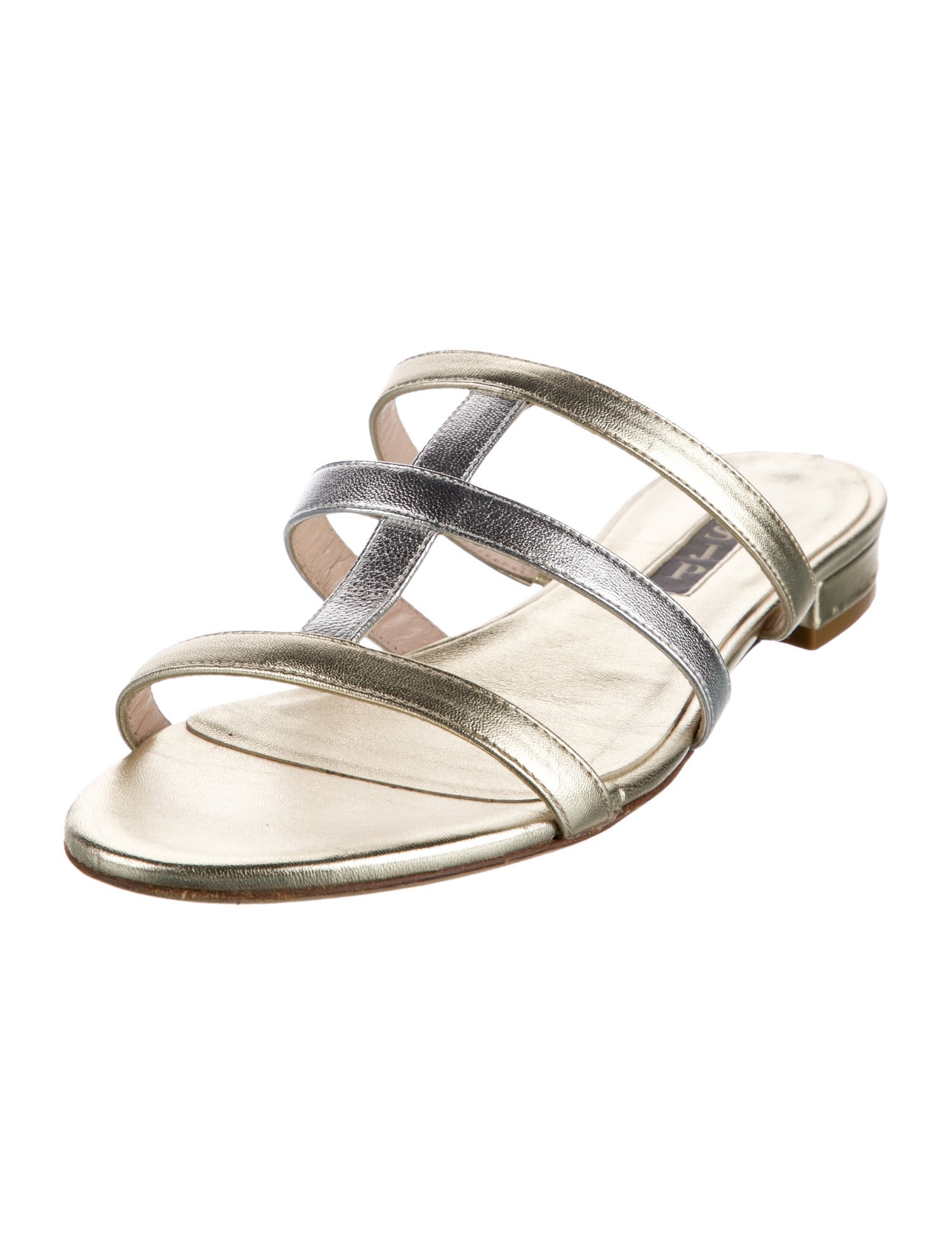 Sarah Jessica Parker Leather Slides