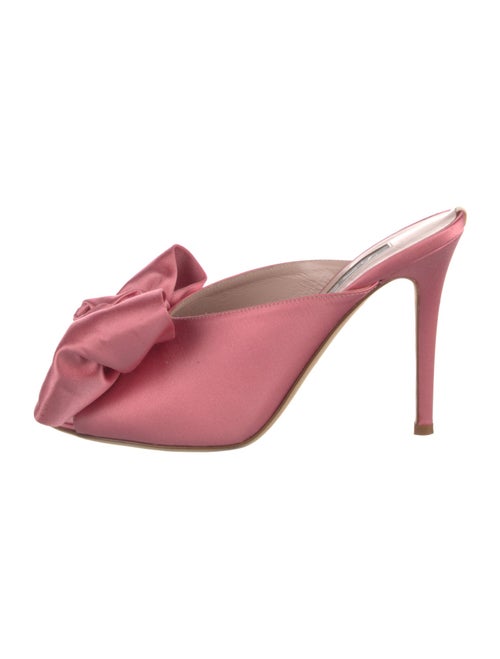 Sarah Jessica Parker Satin Bow Accents Slides
