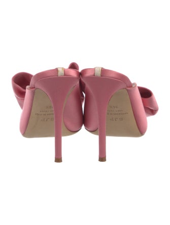 Sarah Jessica Parker Satin Bow Accents Slides