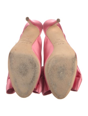 Sarah Jessica Parker Satin Bow Accents Slides