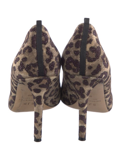 Sarah Jessica Parker Suede Animal Print Pumps