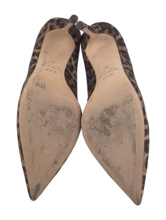 Sarah Jessica Parker Suede Animal Print Pumps