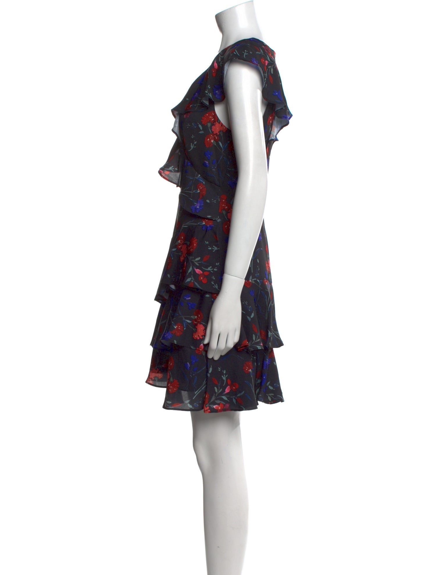 Sarah Jessica Parker Floral Print Mini Dress