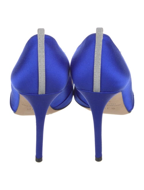 Sarah Jessica Parker Satin Crystal Embellishments Pumps