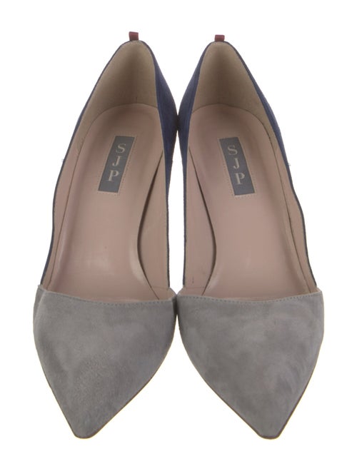 Sarah Jessica Parker Suede D'Orsay Pumps