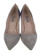 Sarah Jessica Parker Suede D'Orsay Pumps