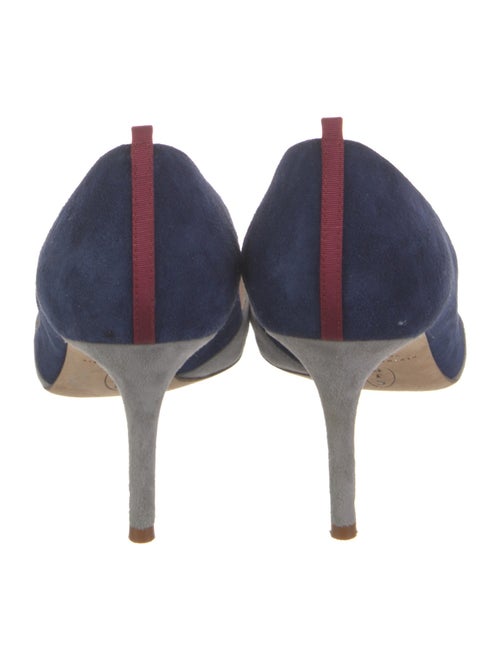 Sarah Jessica Parker Suede D'Orsay Pumps