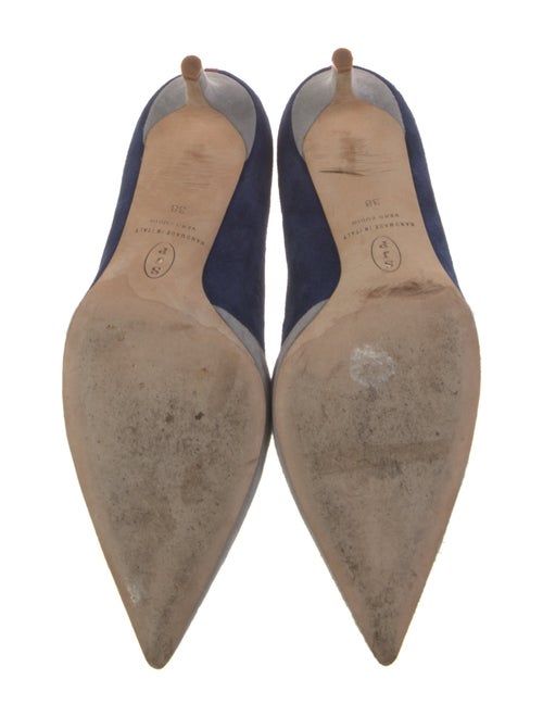 Sarah Jessica Parker Suede D'Orsay Pumps
