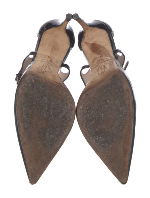 Sarah Jessica Parker Patent Leather D'Orsay Pumps