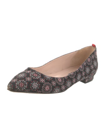 Sarah Jessica Parker Floral Print Ballet Flats