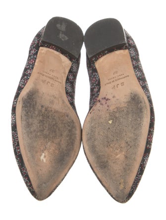 Sarah Jessica Parker Floral Print Ballet Flats