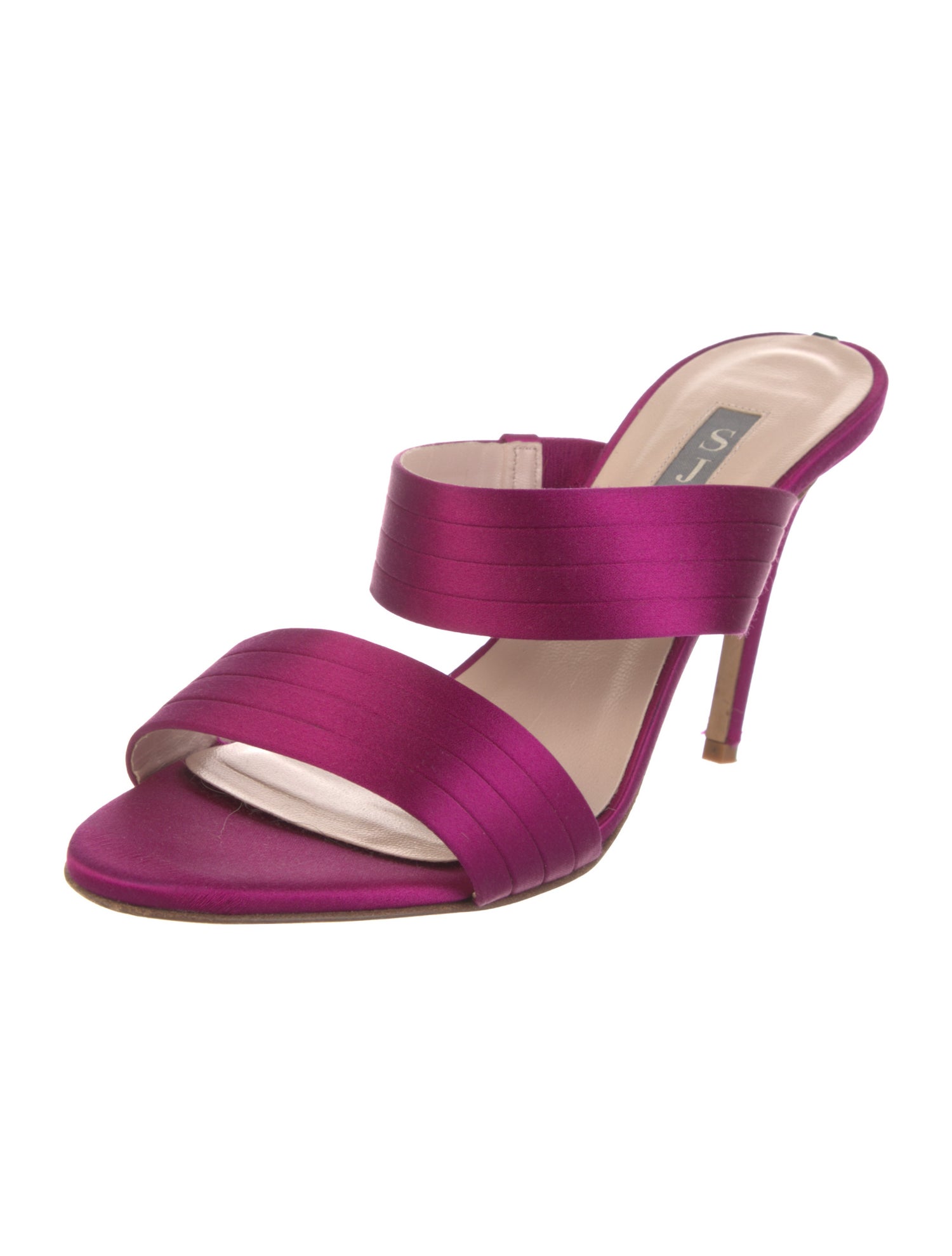 Sarah Jessica Parker Satin Slides