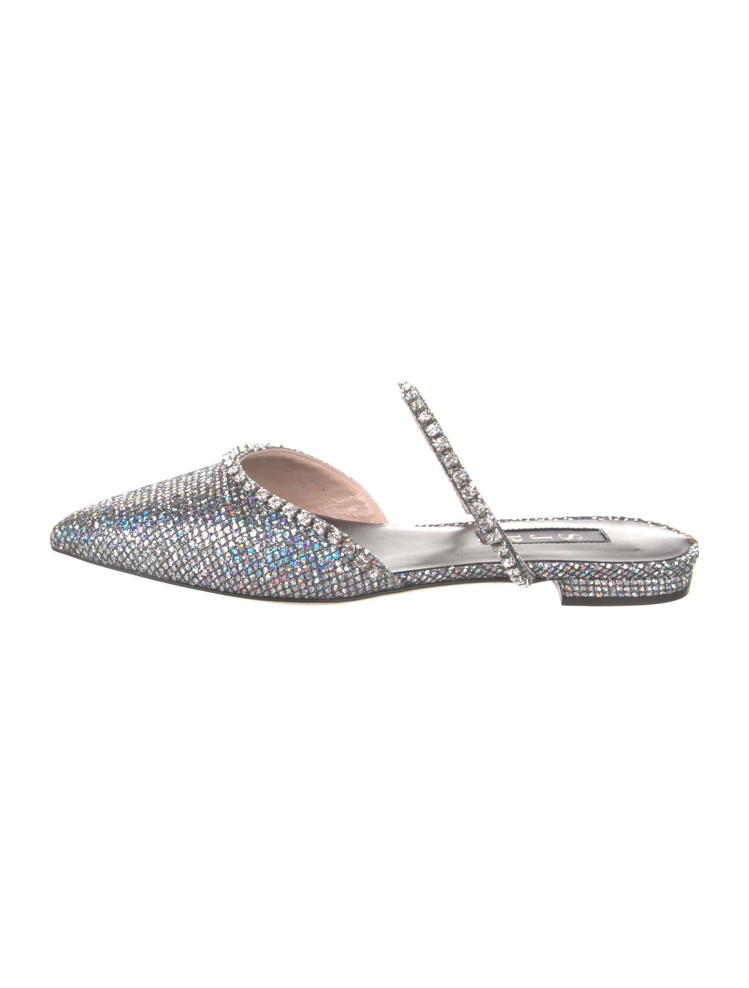 Sarah Jessica Parker Glitter Printed Mules