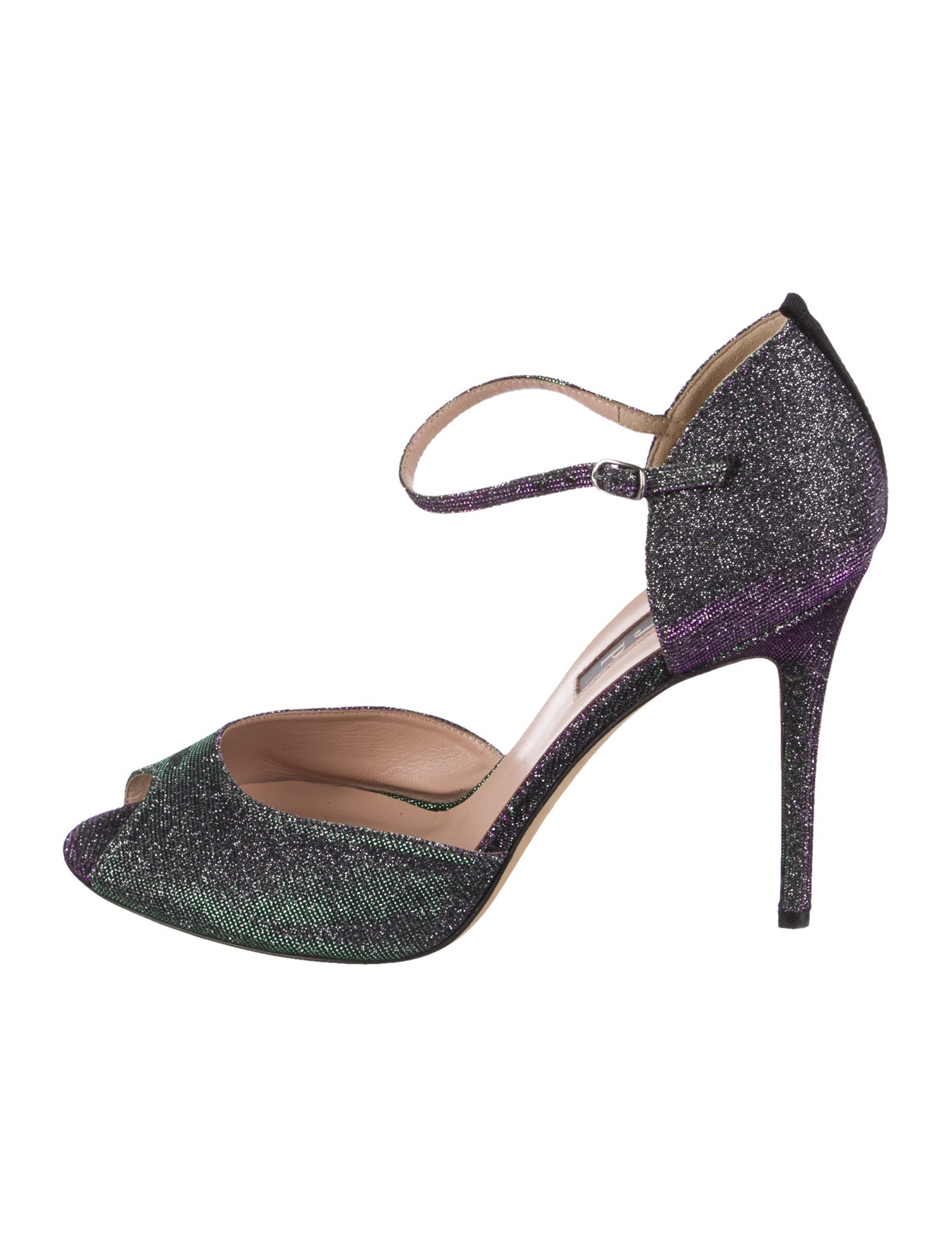 Sarah Jessica Parker Glitter D'Orsay Pumps