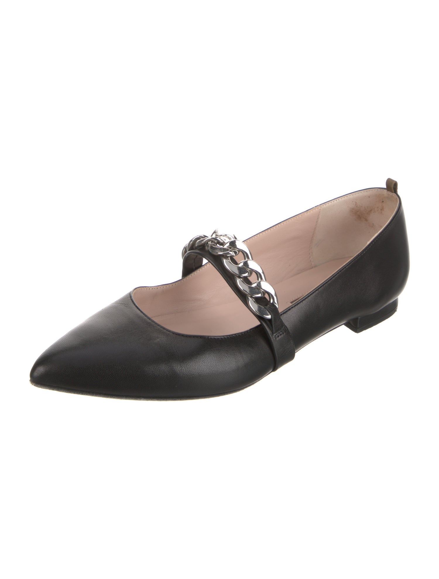 Sarah Jessica Parker Leather Mary Jane Flats