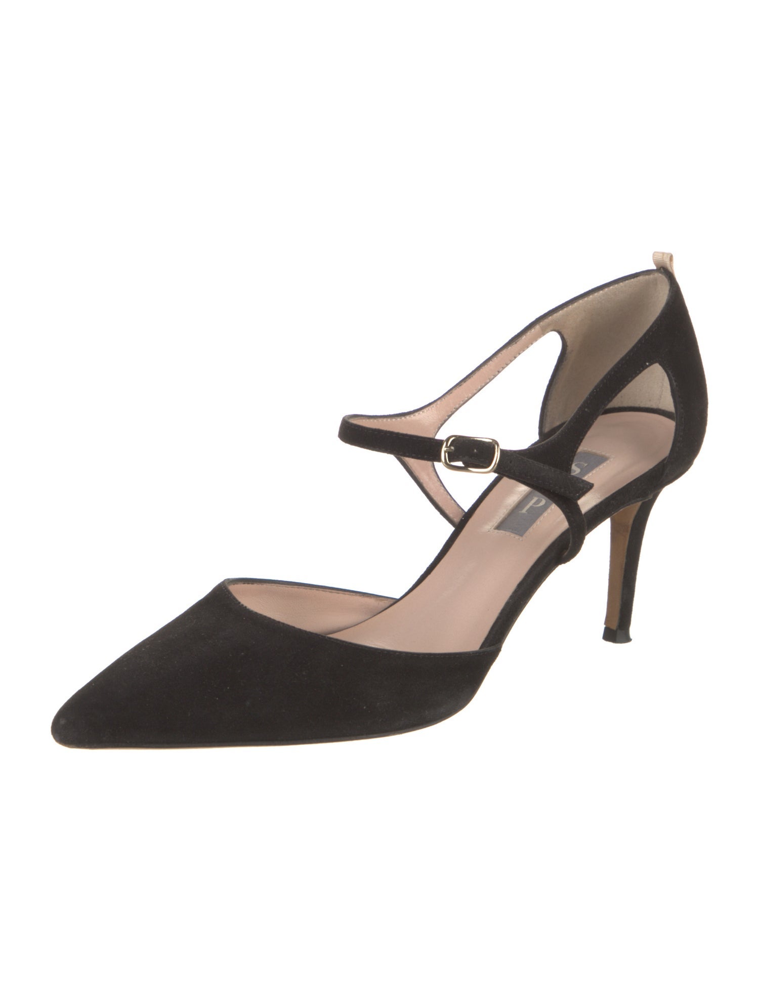 Sarah Jessica Parker Suede D'Orsay Pumps