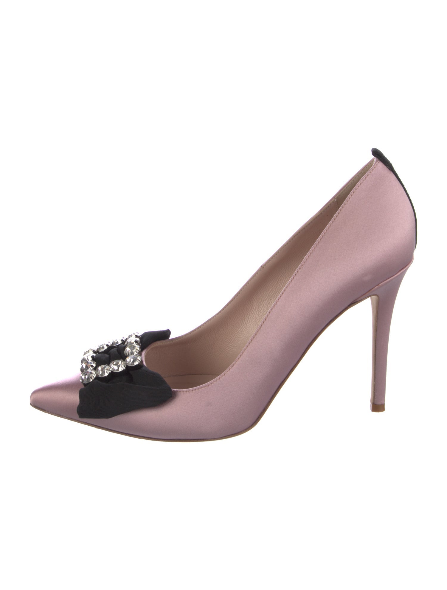 Sarah Jessica Parker Satin Bow Accents Pumps